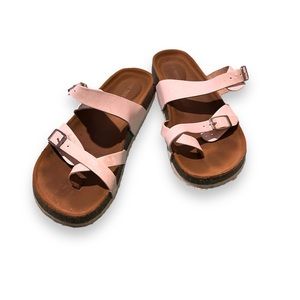 White Steve Madden Sandals
